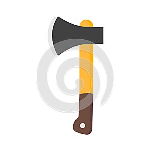 Ax. Vector picture on a white background . vector illustration