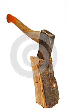 Ax in woodlog