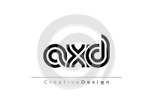 AXD Creative Unique Modern Letter Logo Design