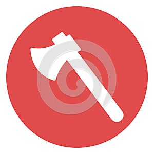 Axe, axe tool Isolated Vector Icon which can be easily modified or edited