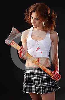 Axe girl