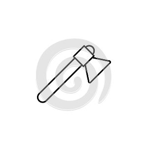 axe icon. Simple thin line, outline  of Construction tools icons for UI and UX, website or mobile application