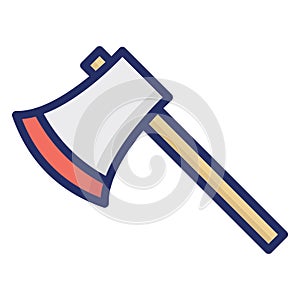 Axe Isolated Vector icon which can easily modify or edit