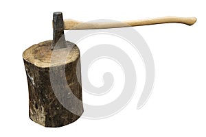 Axe and Log