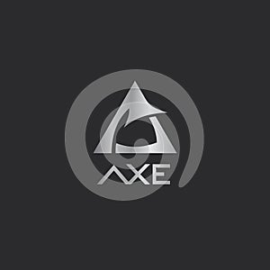 Axe logo Simple and Modern Design
