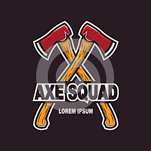 Axe logo for sport team