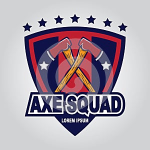 Axe logo for sport team