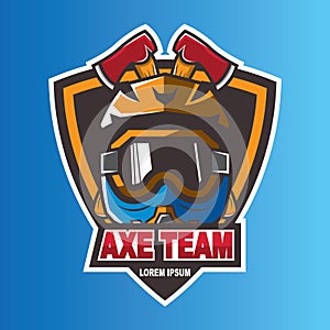 Axe logo for sport team