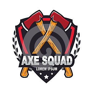 Axe logo for sport team