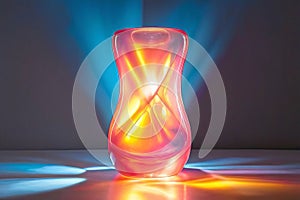 axe radiance an axe with a radiant glow creating a luminogram ef