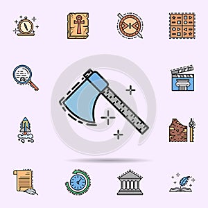 axe, stone age, hatchet, weapon, hammer icon. Universal set of history for website design and development, app development