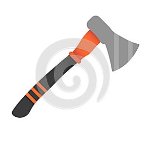 Axe vector icon. Fire axe. Axe modern premium vector icon. Logging equipment. An ax chopping tool.