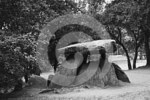 Axeitos dolmen, a prehistoric megalithic construction photo