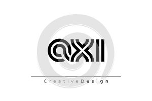 AXI Creative Unique Modern Letter Logo Design