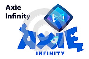 Axie Infinity vector logo text icon