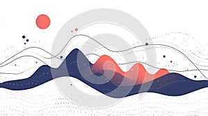 axis layering line graph