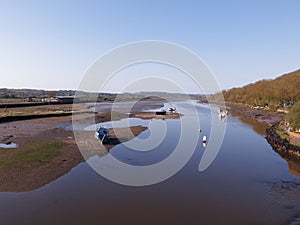 Axmouth estuary in devon