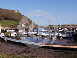 Axmouth harbour in devon