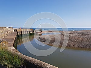 Axmouth harbour, England