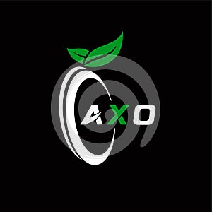 AXO creative minimalist letter logo. AXO unique vector initials alphabet letter logo design
