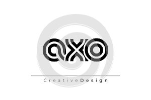 AXO Creative Unique Modern Letter Logo Design