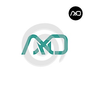 AXO Logo Letter Monogram Design