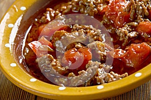 Axoa dish of the Basque photo
