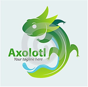 Axolotl symbol or mascot