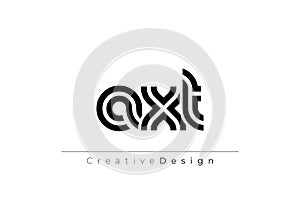 AXT Creative Unique Modern Letter Logo Design
