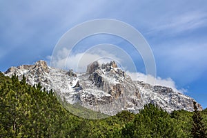 Ay Petri mountain in the snow