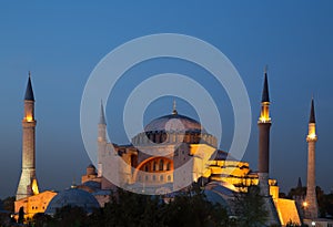 Aya Sofia at Dusk