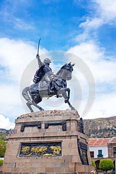 Ayacucho Plaza Statue photo