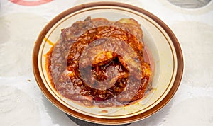 Ayam Masak Merah, a Malaysian traditional dish