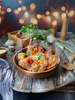 Ayam Masak Merah or Red Chicken - Traditional Nusantara Cuisine.  