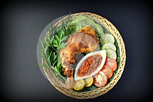 Ayam Penyet- Indonesian Food