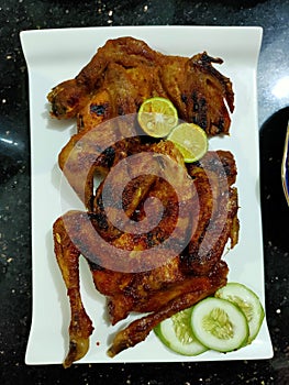 Ayam Taliwang is grilled chicken with spicy taste from west nusa tenggara Indonesia