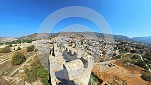 Ayasuluk fortress of Selcuk citadel in Turkey
