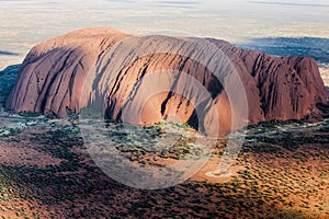 Ayers Rock aerial view