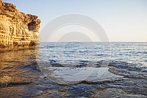 Ayia Napa, Cyprus. Sea caves of Cavo Greco Cape.