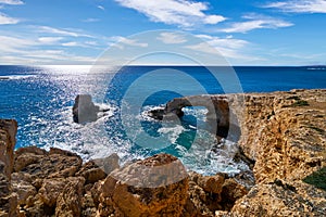 Ayia Napa lovers bridge Cyprus beach sea lagoon famous travel destination