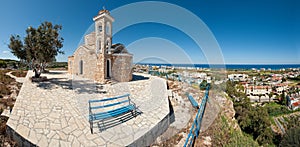 Ayios elias church,protaras,cyprus photo