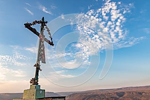 Aymara cross in the Atacama desert