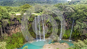 Ayn Athum waterfall, Salalah, Sultanate of Oman