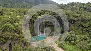 Ayn Athum waterfall, Salalah, Sultanate of Oman photo