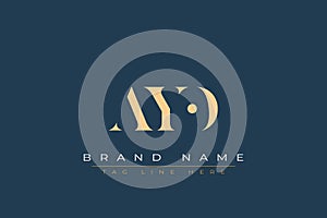 AYO abstract letter logo design