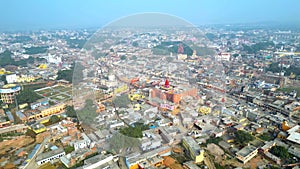 Ayodhya Drone view Shri Ram Mandir, Shri Hanuman Garhi Mandir, Lata Mangeshkar Chowk and Ghats photo