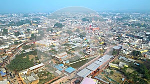 Ayodhya Drone view Shri Ram Mandir, Shri Hanuman Garhi Mandir, Lata Mangeshkar Chowk and Ghats