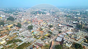 Ayodhya Drone view Shri Ram Mandir, Shri Hanuman Garhi Mandir, Lata Mangeshkar Chowk and Ghats