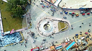 Ayodhya Drone view Shri Ram Mandir, Shri Hanuman Garhi Mandir, Lata Mangeshkar Chowk and Ghats