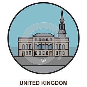 Ayr. Cities and towns in United Kingdom